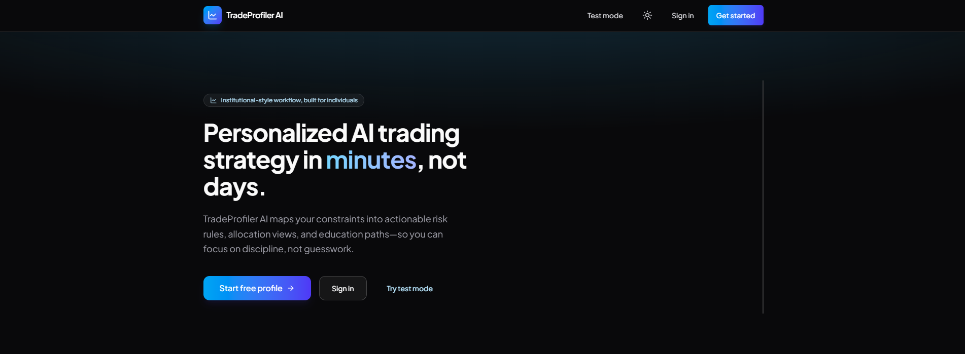 TradeProfiler AI gallery image