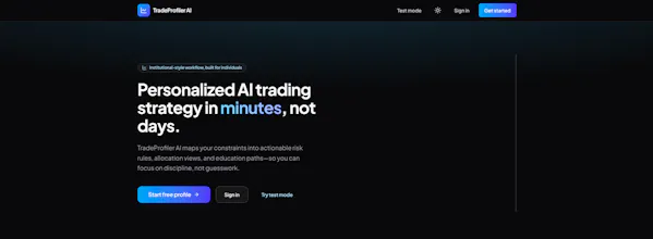 TradeProfiler AI gallery image