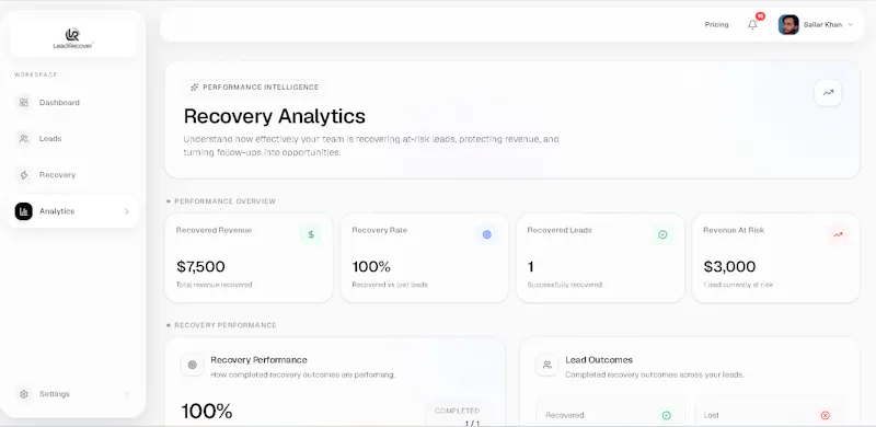 LeadRecover screenshot 4