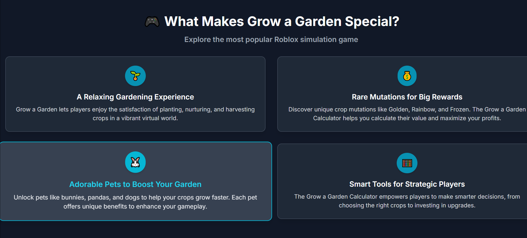 Grow a Garden Calculator gallery image