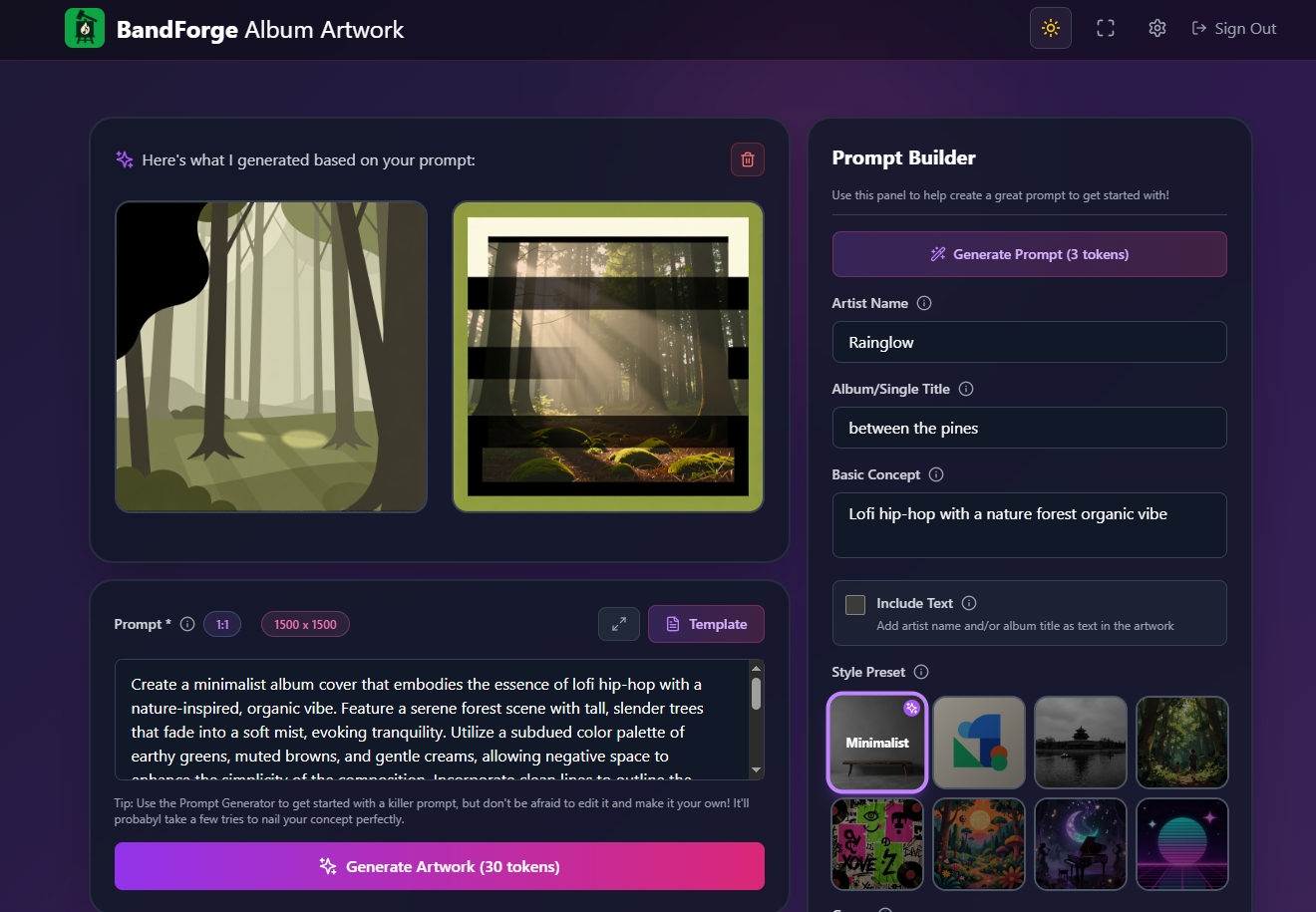 BandForge AI gallery image