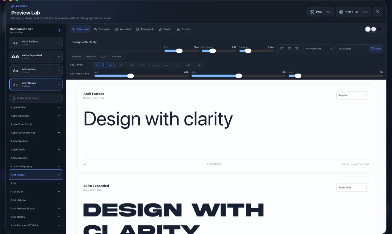 TypeScout gallery image