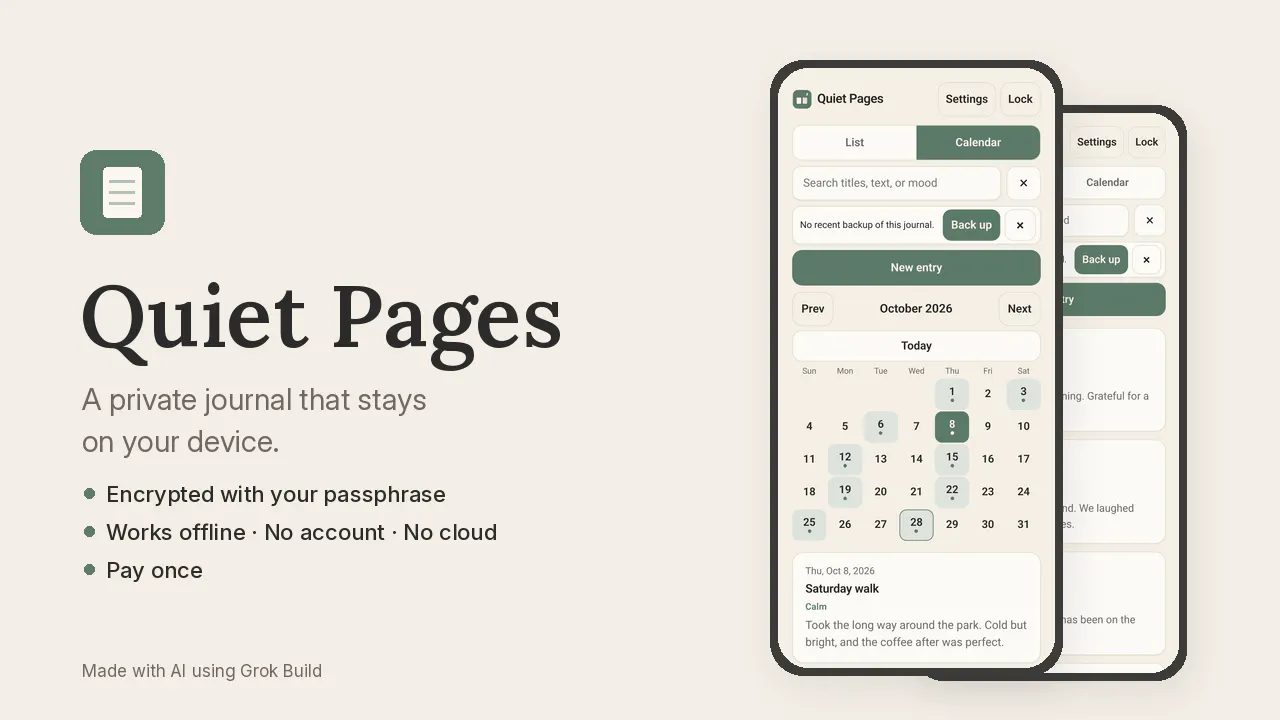 Quiet Pages gallery image