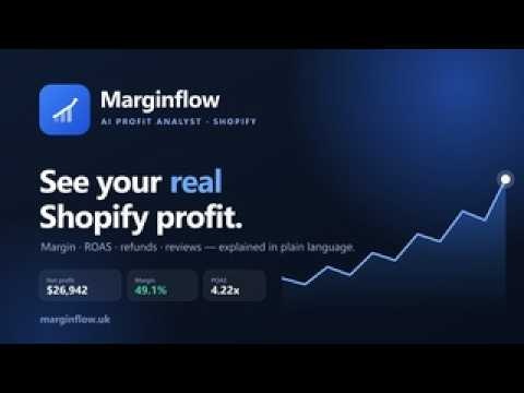 Dashboard — Marginflow gallery image