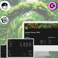 Notion Garden Planner Template  2024