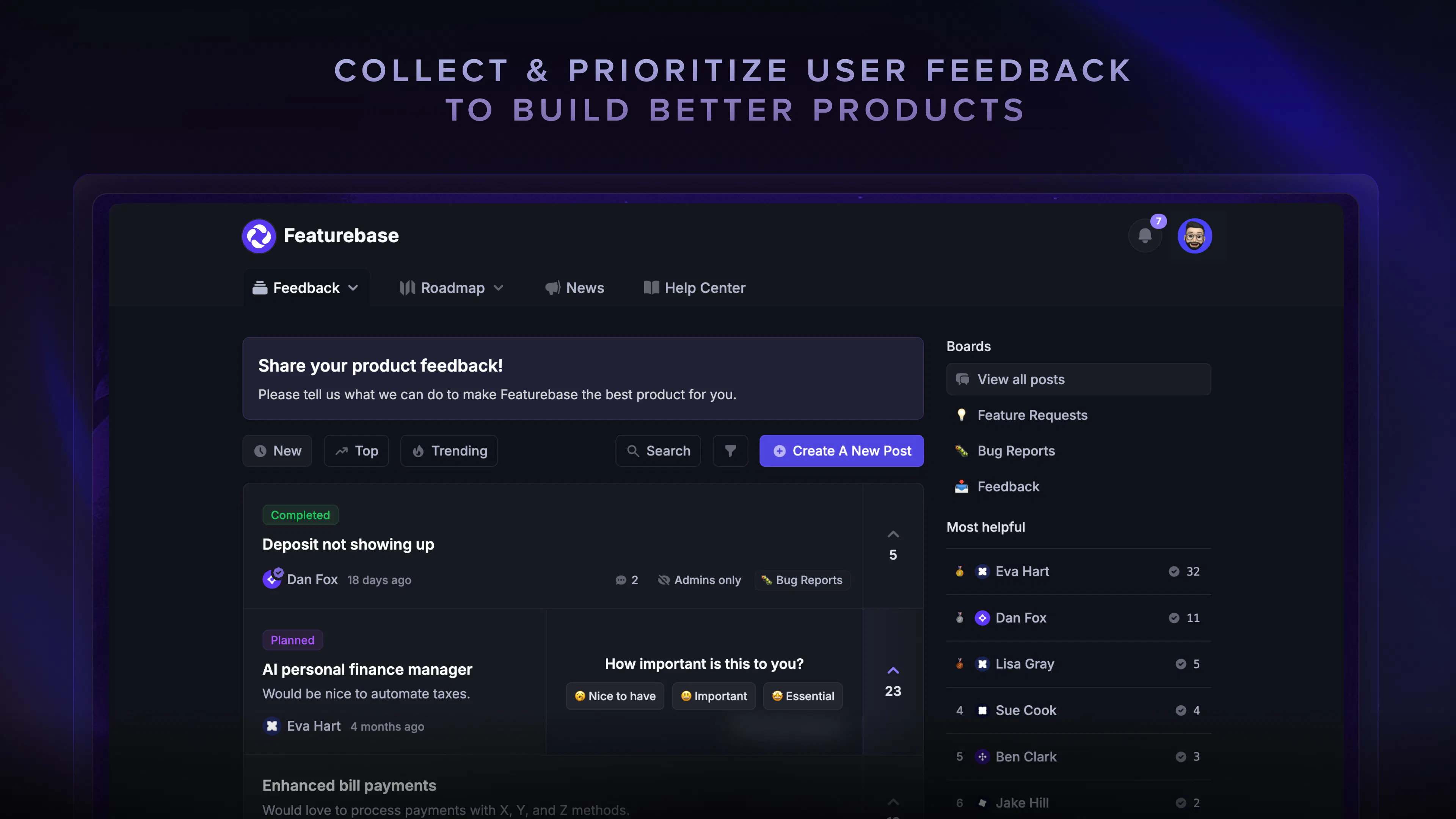 Featurebase: The modern support & product suite for growing teams ...