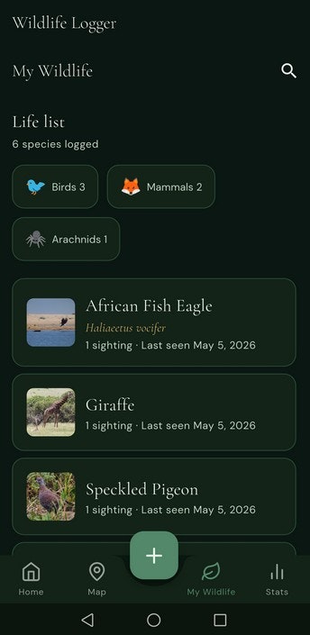Wildlog: Bird & Wildlife Log gallery image