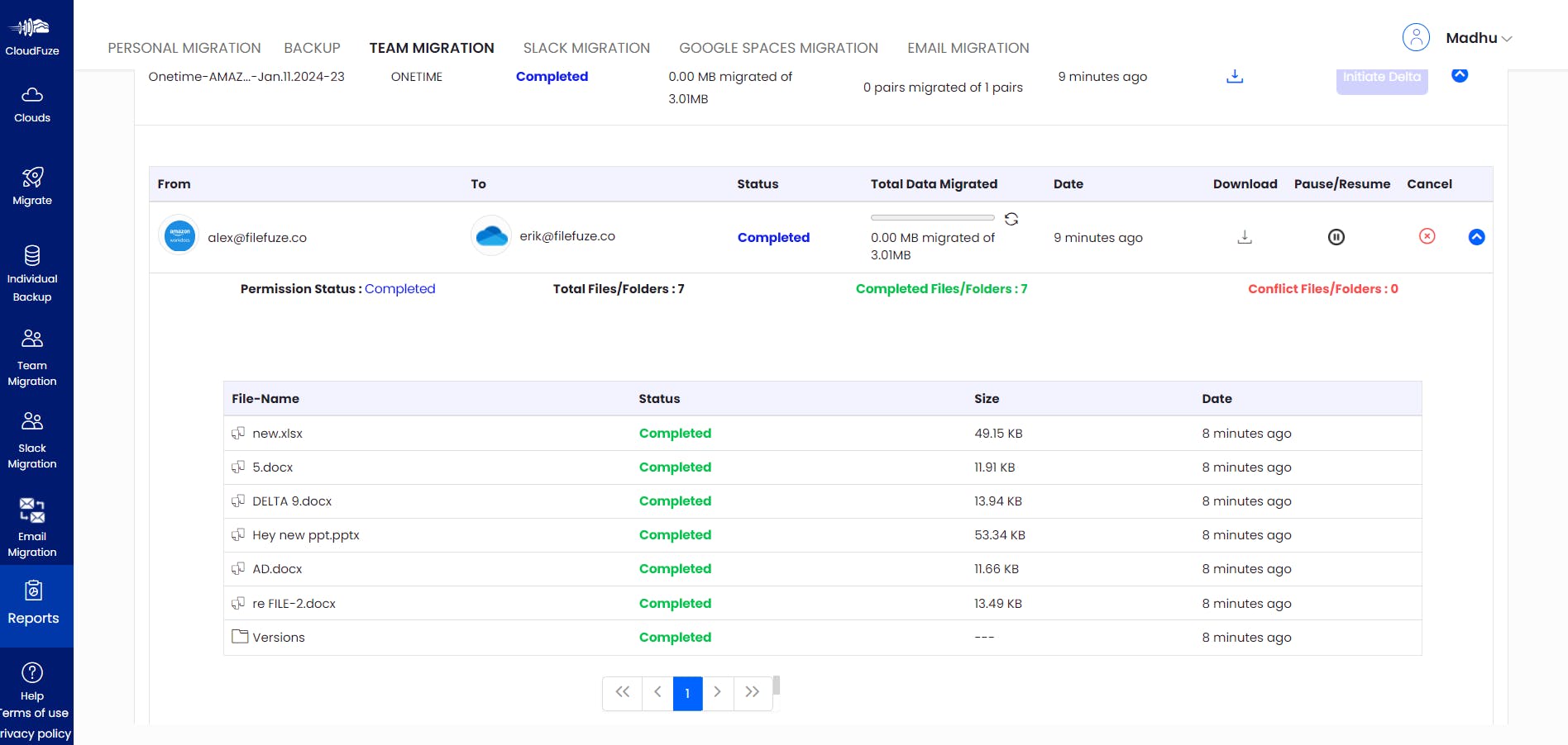 Amazon WorkDocs to OneDrive Migration media 1