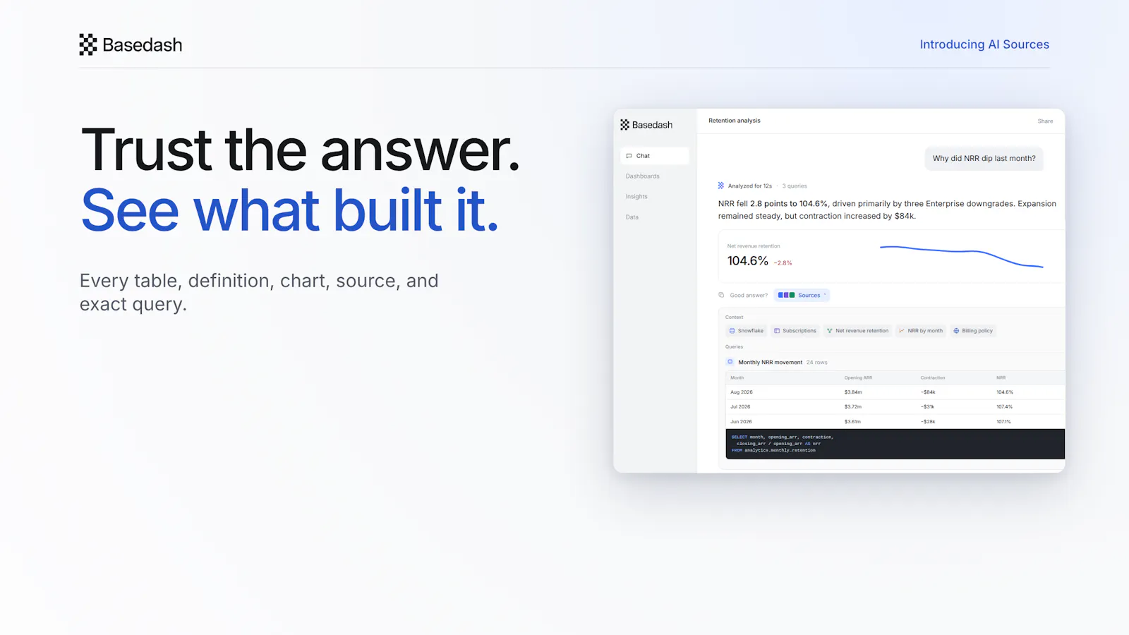 Basedash AI Sources screenshot 4
