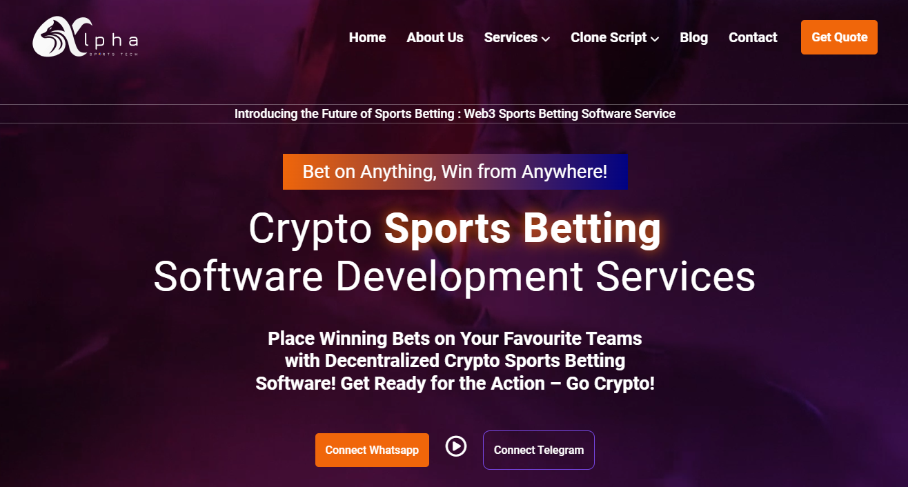 Alphasports Tech - Get a Web3 Sports Betting Mobile App from Alpha Sports Tech media 3