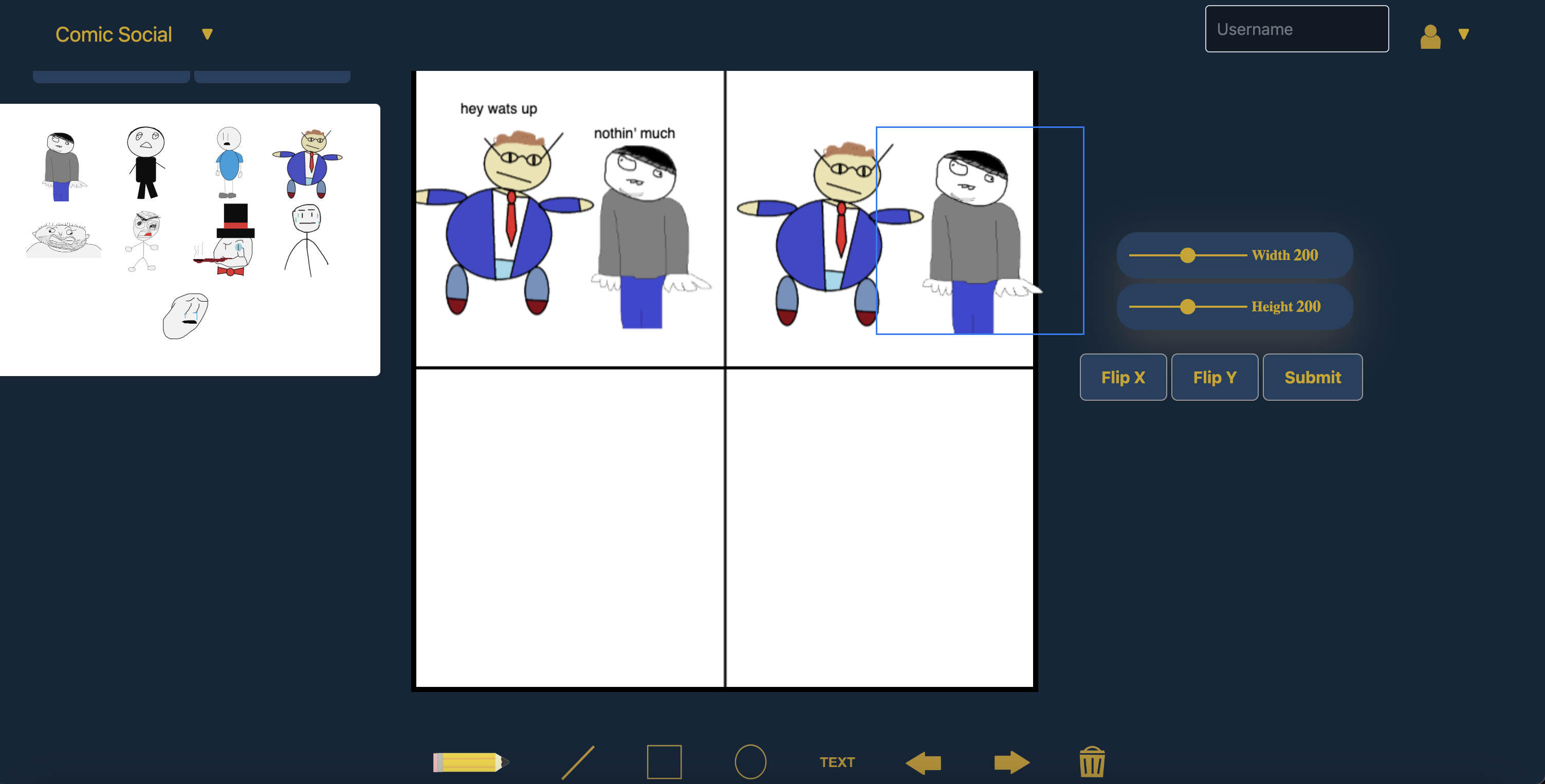 Comic Social gallery image