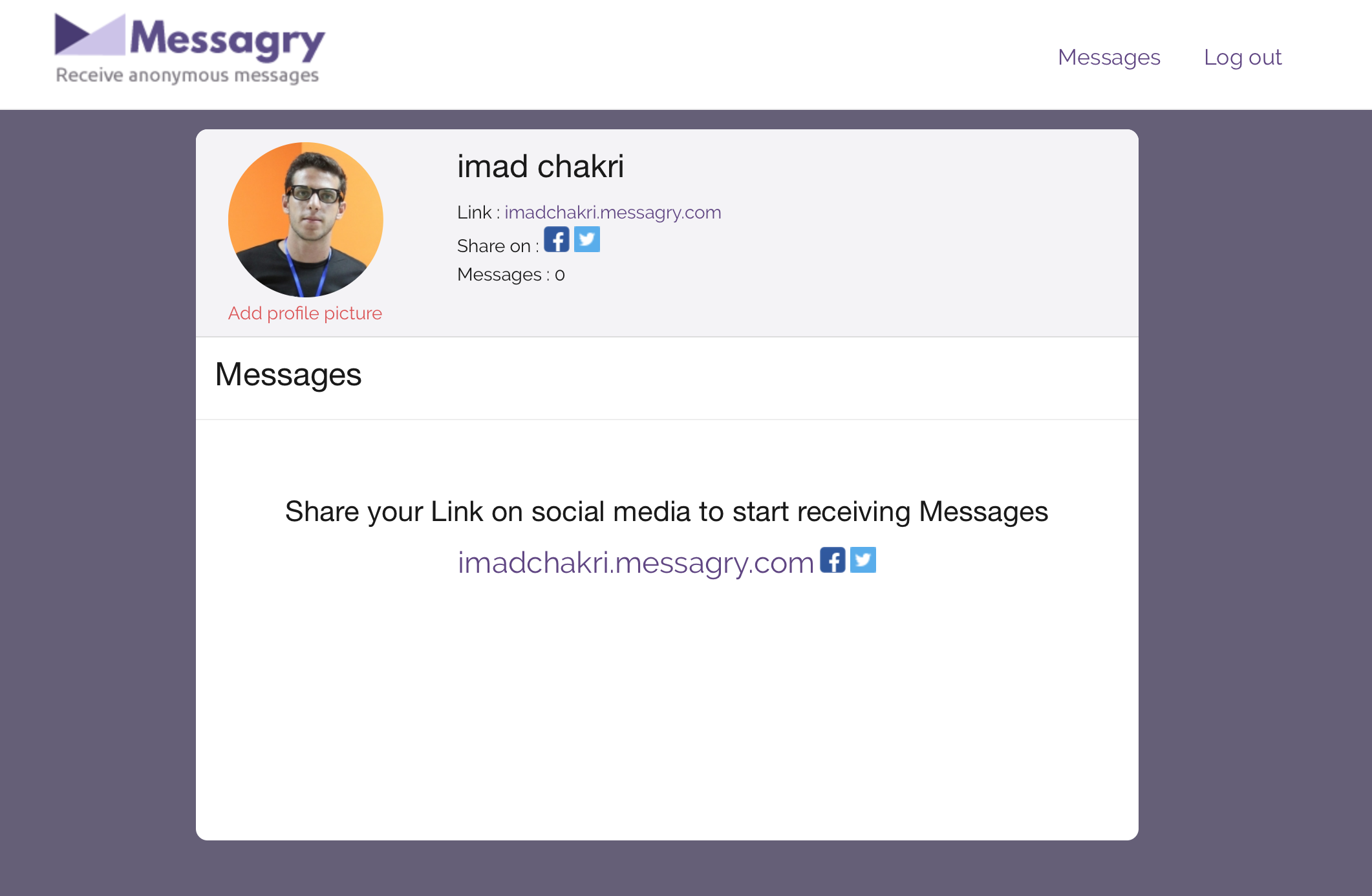 Messagry gallery image