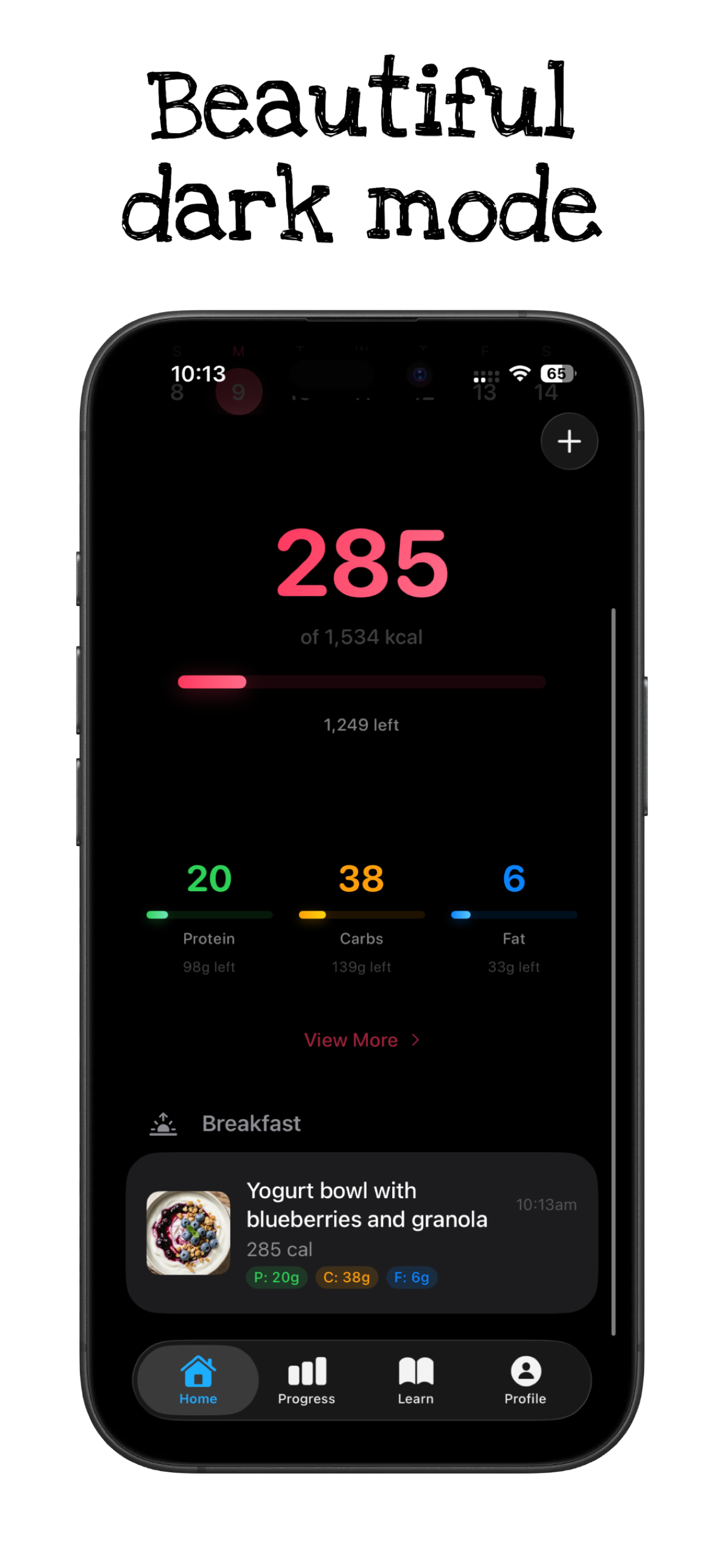Fud AI - Calorie Tracker - Screenshot 2 showing product features and functionality