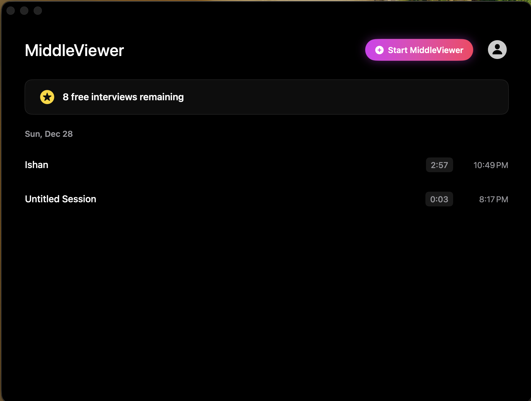 MiddleViewer - Main product screenshot demonstrating key features and user interface