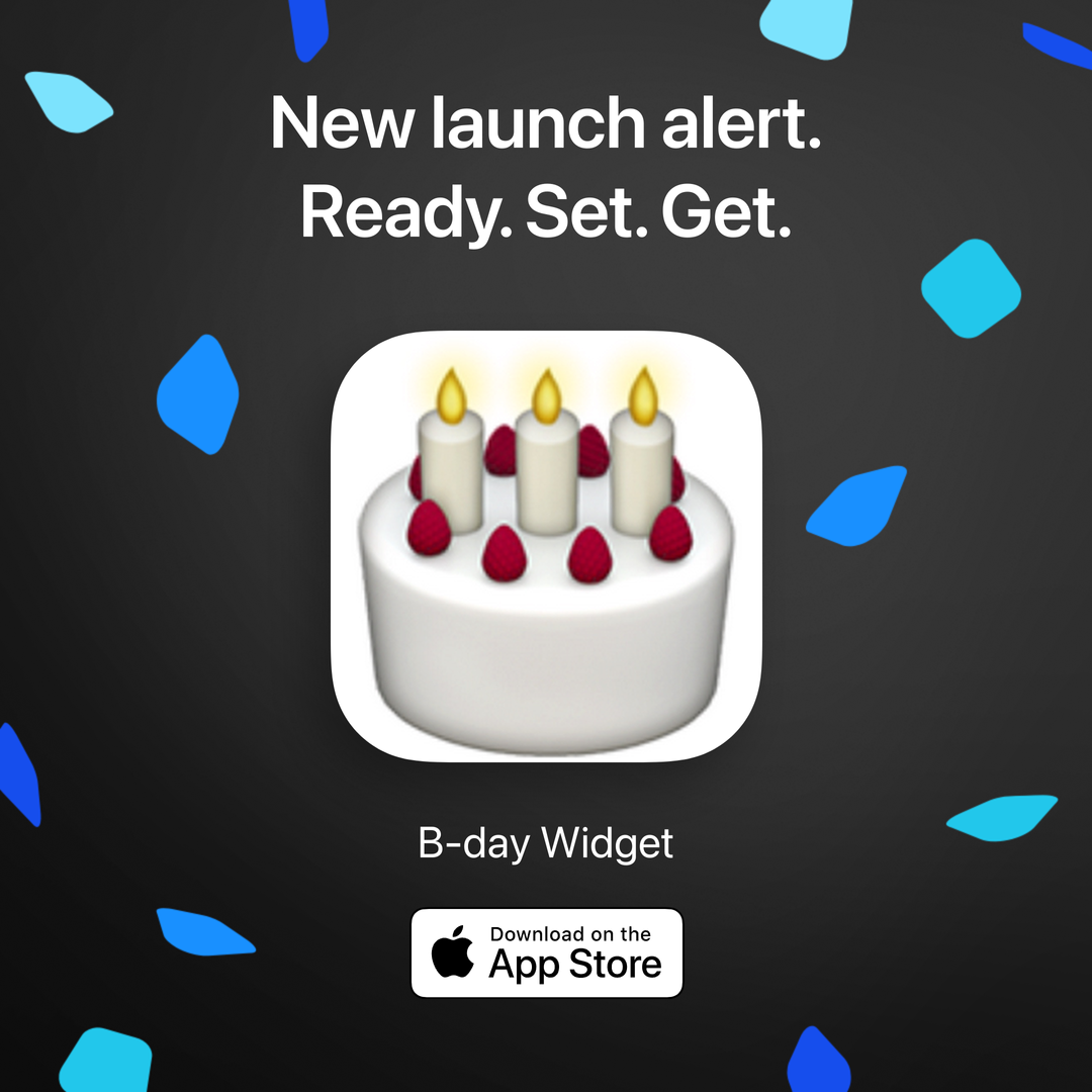 B-day Widget logo