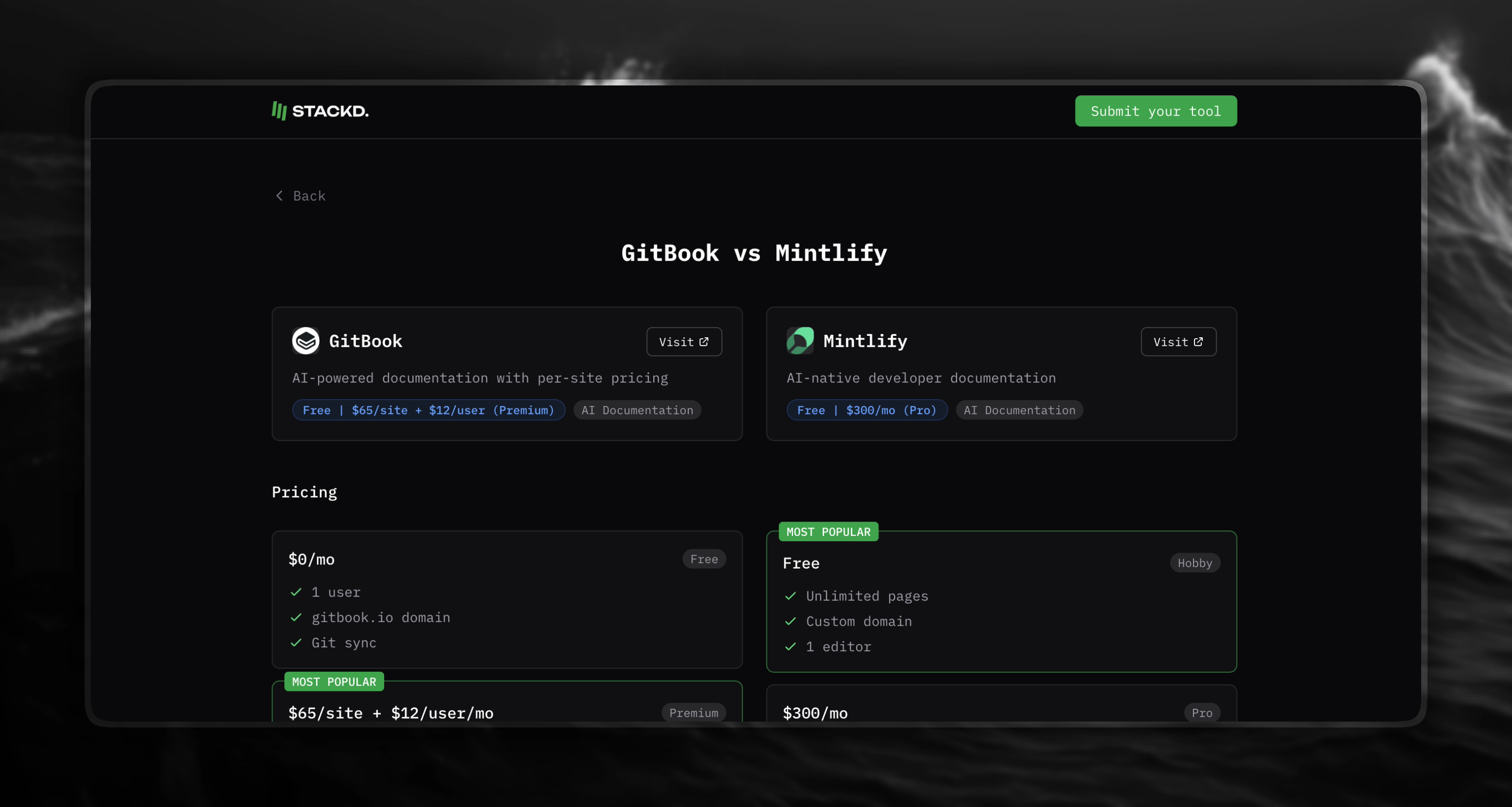 Stackd - Screenshot 2 showing product features and functionality