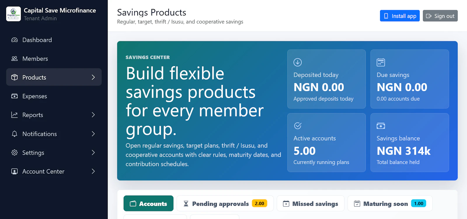 Microfinance Solution screenshot 6