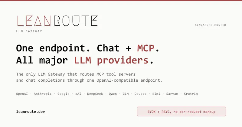Leanroute screenshot 1