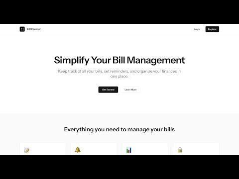 Bill Organizer gallery image