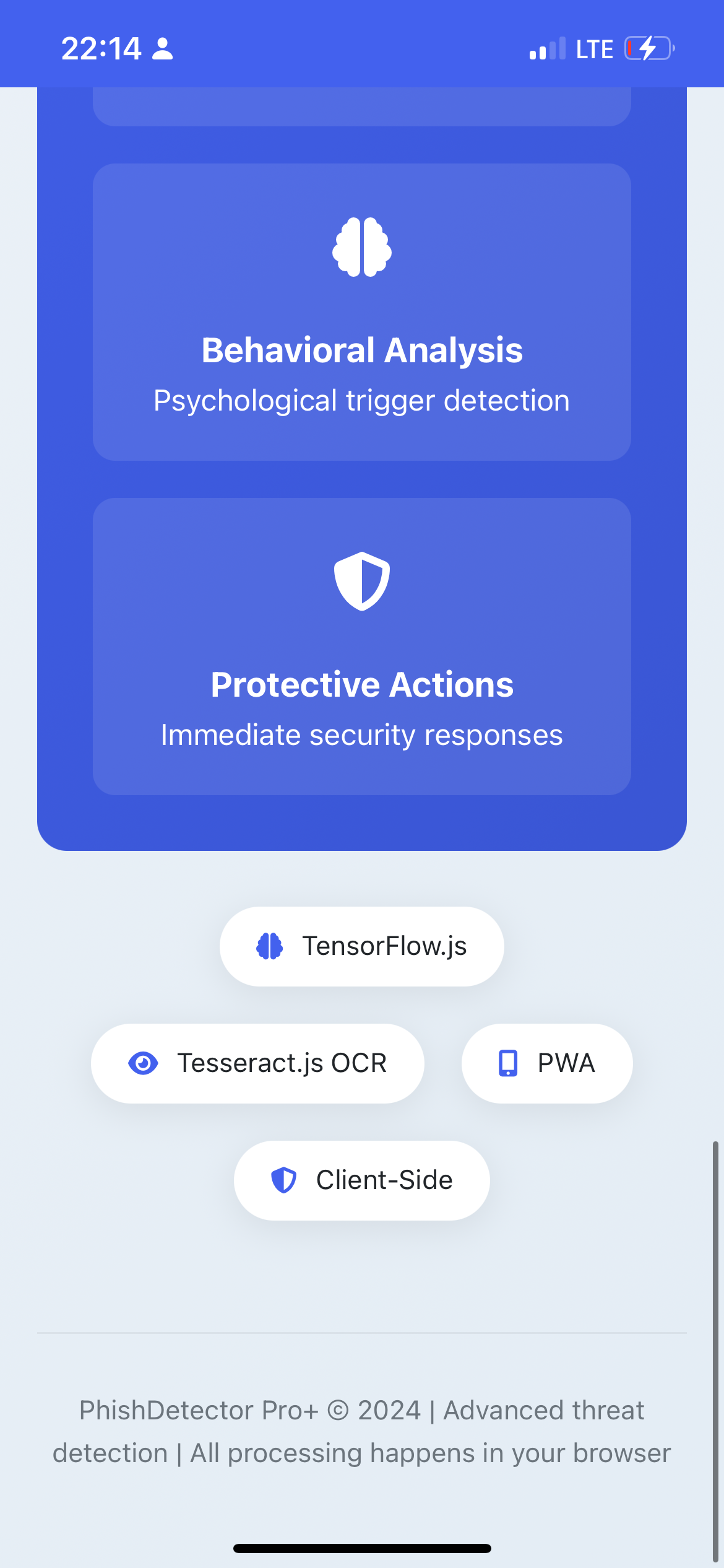 PhishDetector Pro - Geliştirilmiş Tehdit Analizi medya 7