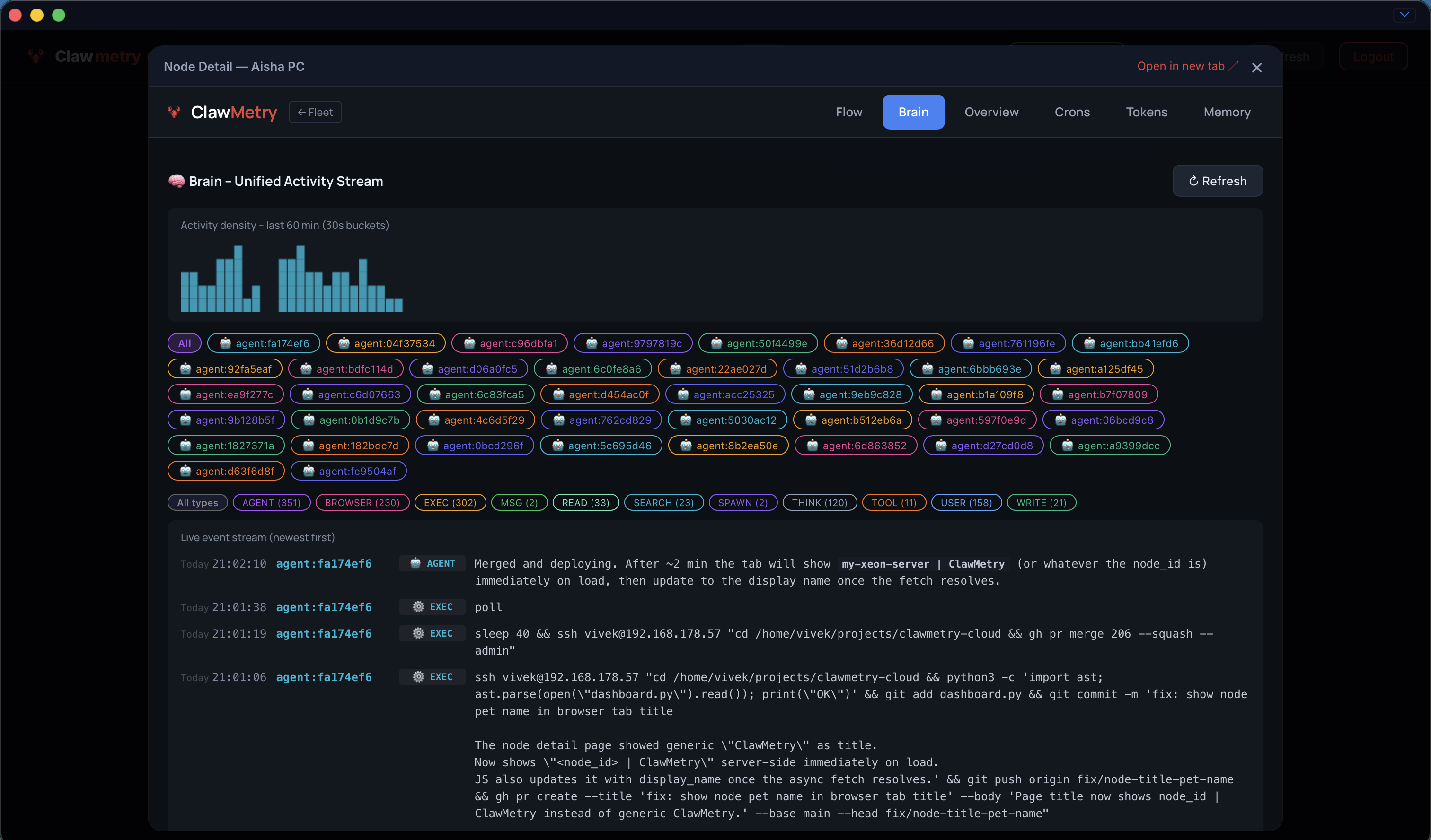 ClawMetry Cloud gallery image