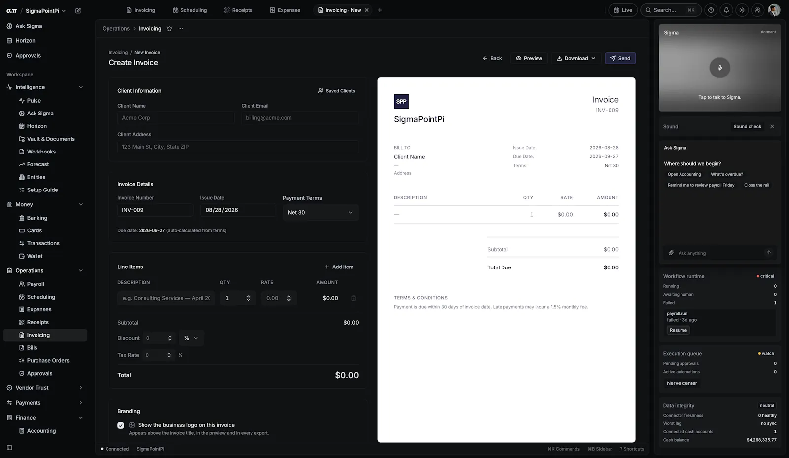 SigmaPointPi screenshot 2