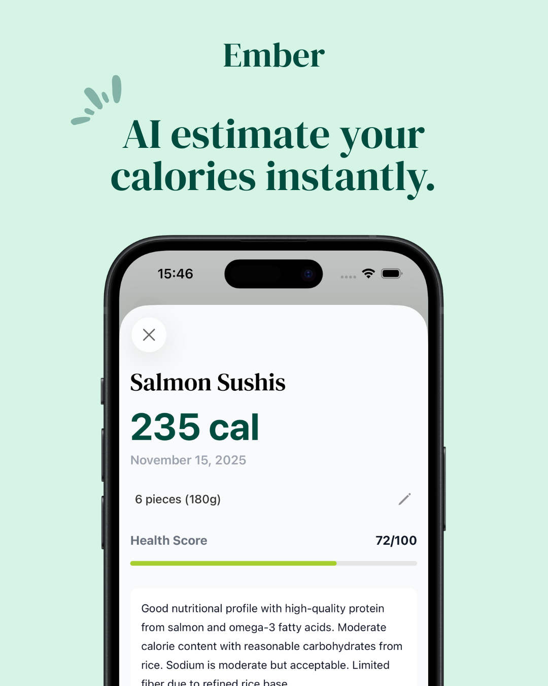 Ember - AI Calorie Counter gallery image