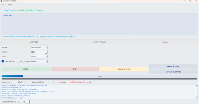 Yap Converter – Video & Audio Conversion screenshot 6