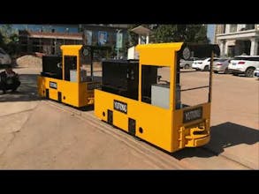 2.5Ton mining Lithium battery locomotive gallery image