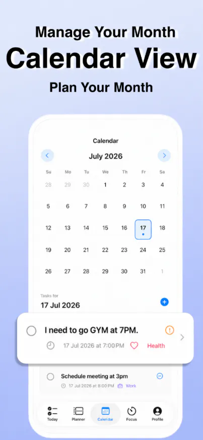 To-Do List & Calender : Ticksy gallery image