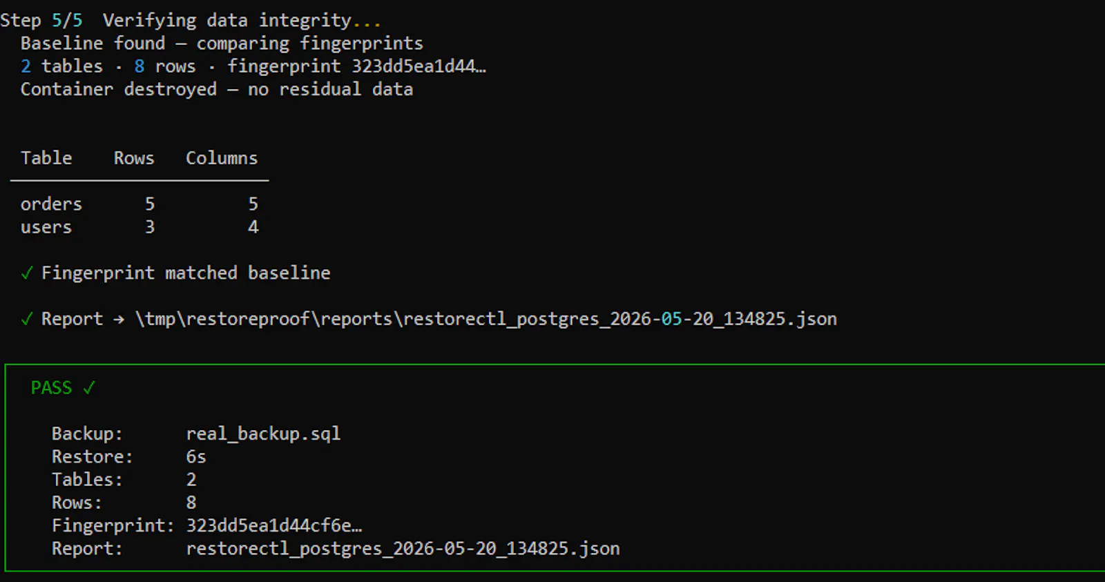 RestoreCtl screenshot 3