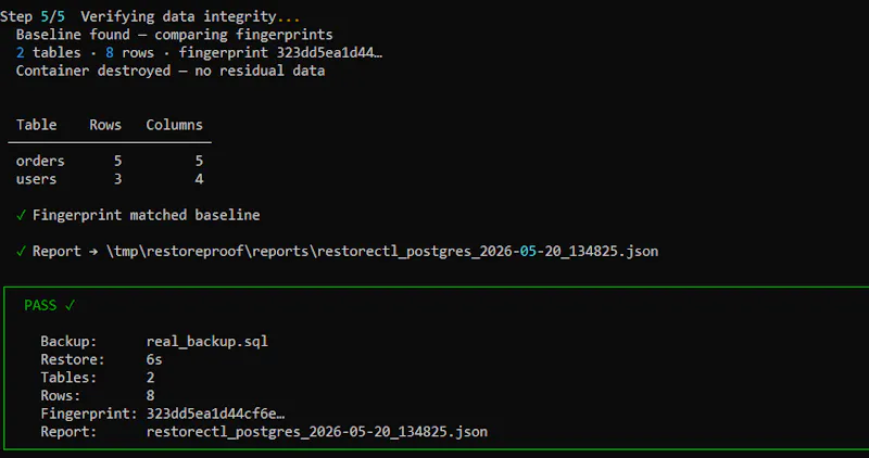 RestoreCtl screenshot 3