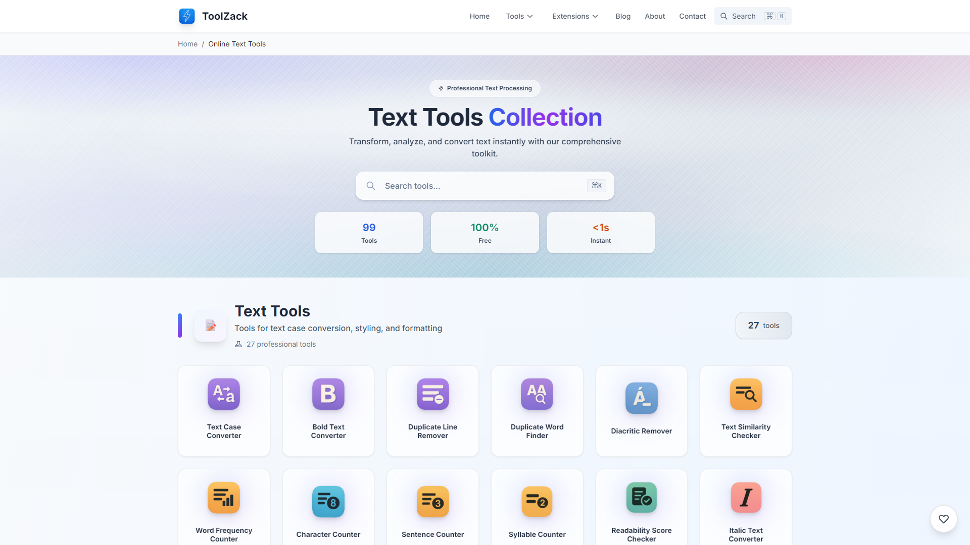 Média ToolsZack - Outils de conversion de texte en ligne 2