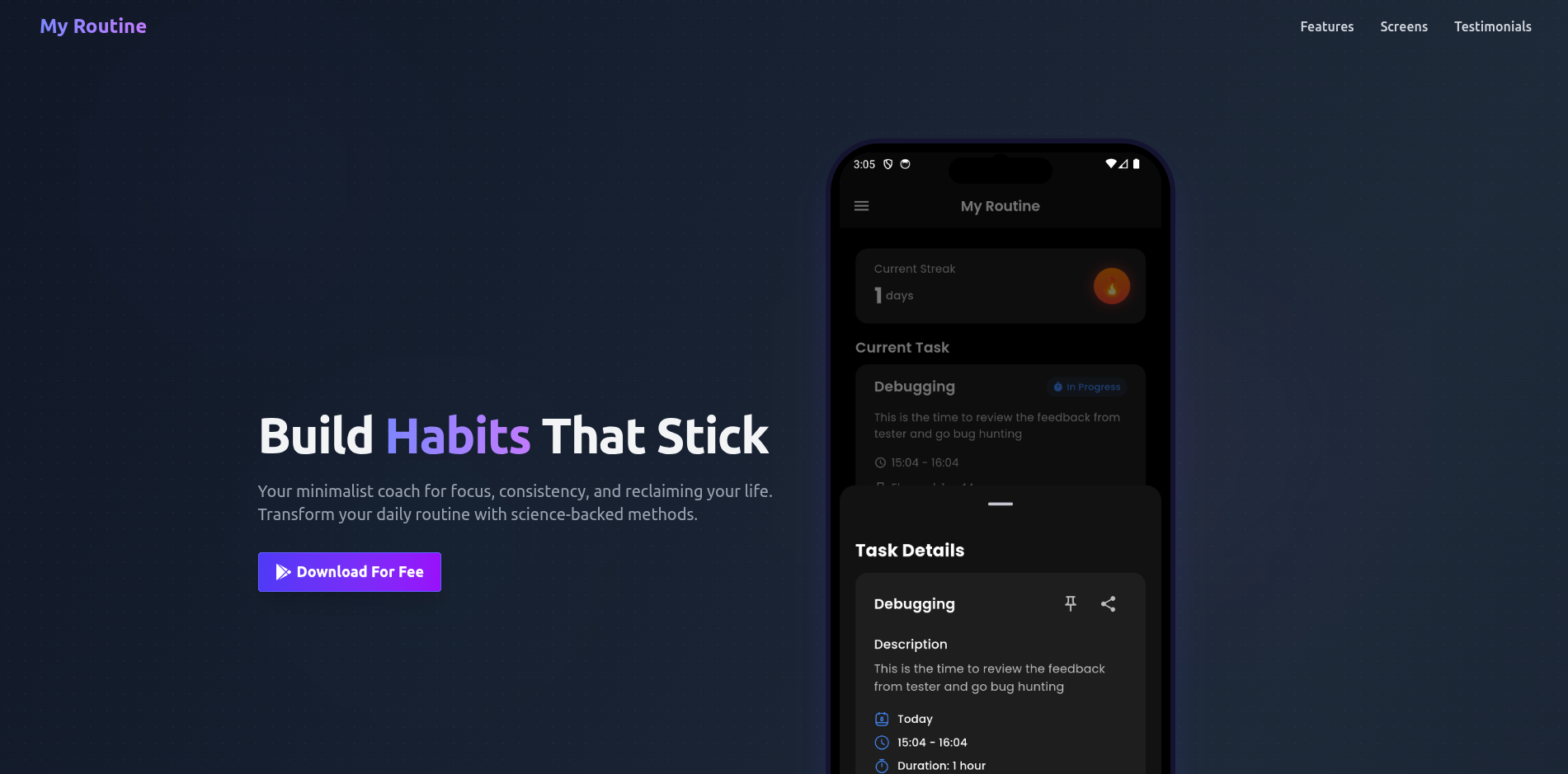 My Routine : Build Habits gallery image