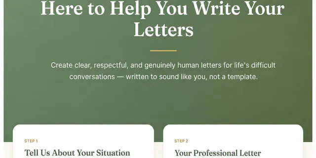 Here to Help You Write Your Letters gallery image