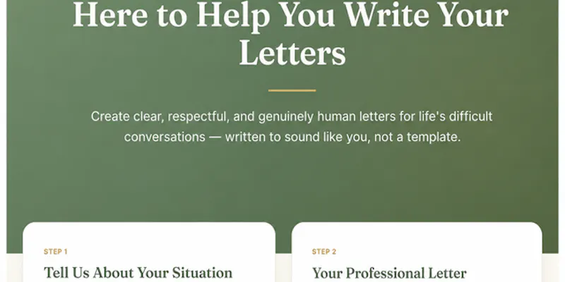 Here to Help You Write Your Letters screenshot 1