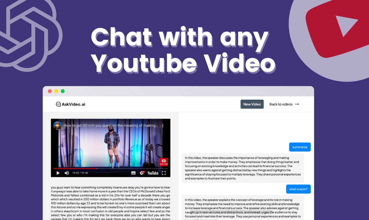 startuptile AskVideo.ai-Chat with any video