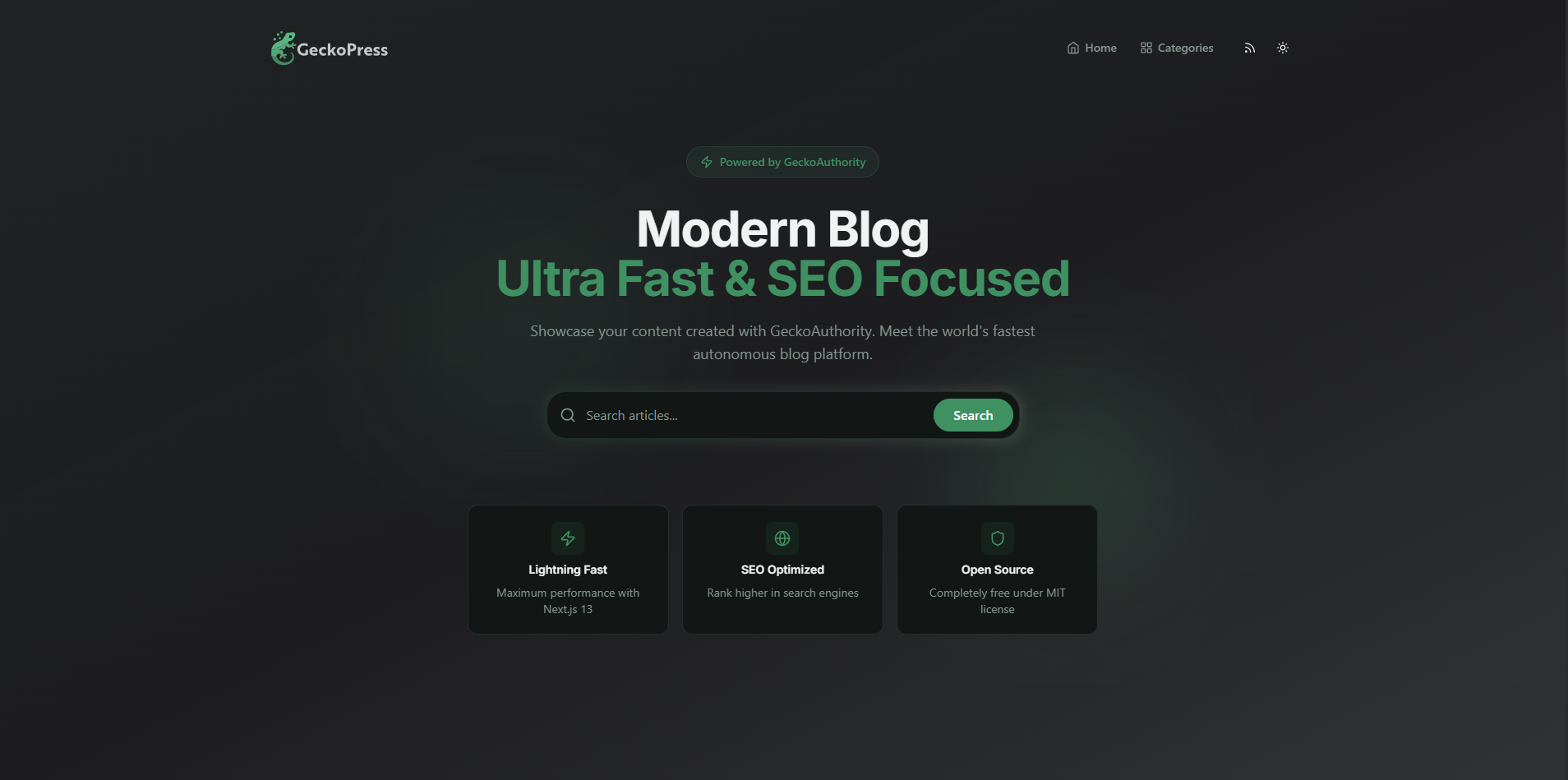 GeckoPress gallery image