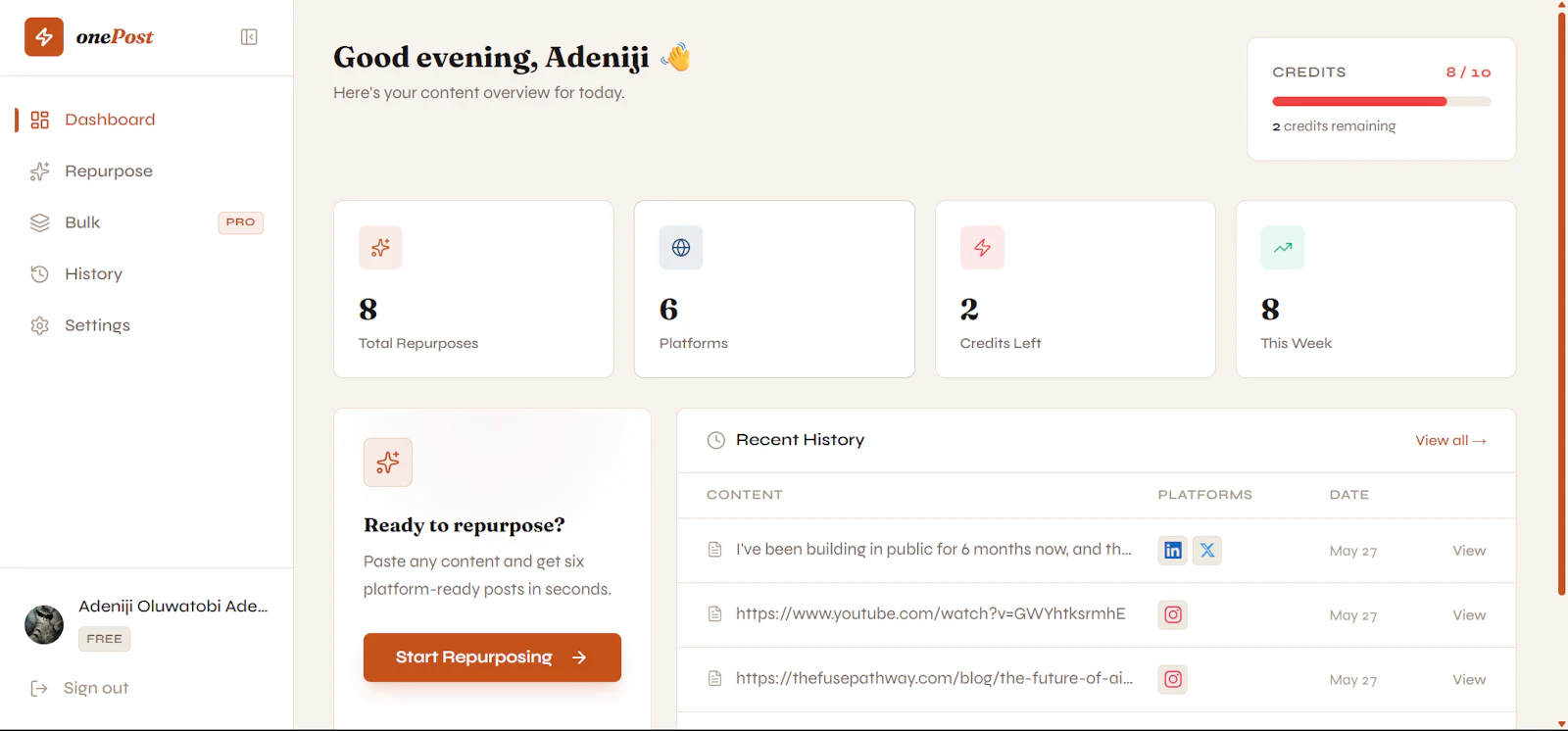 onePost screenshot 3