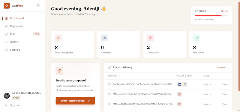 onePost screenshot 3