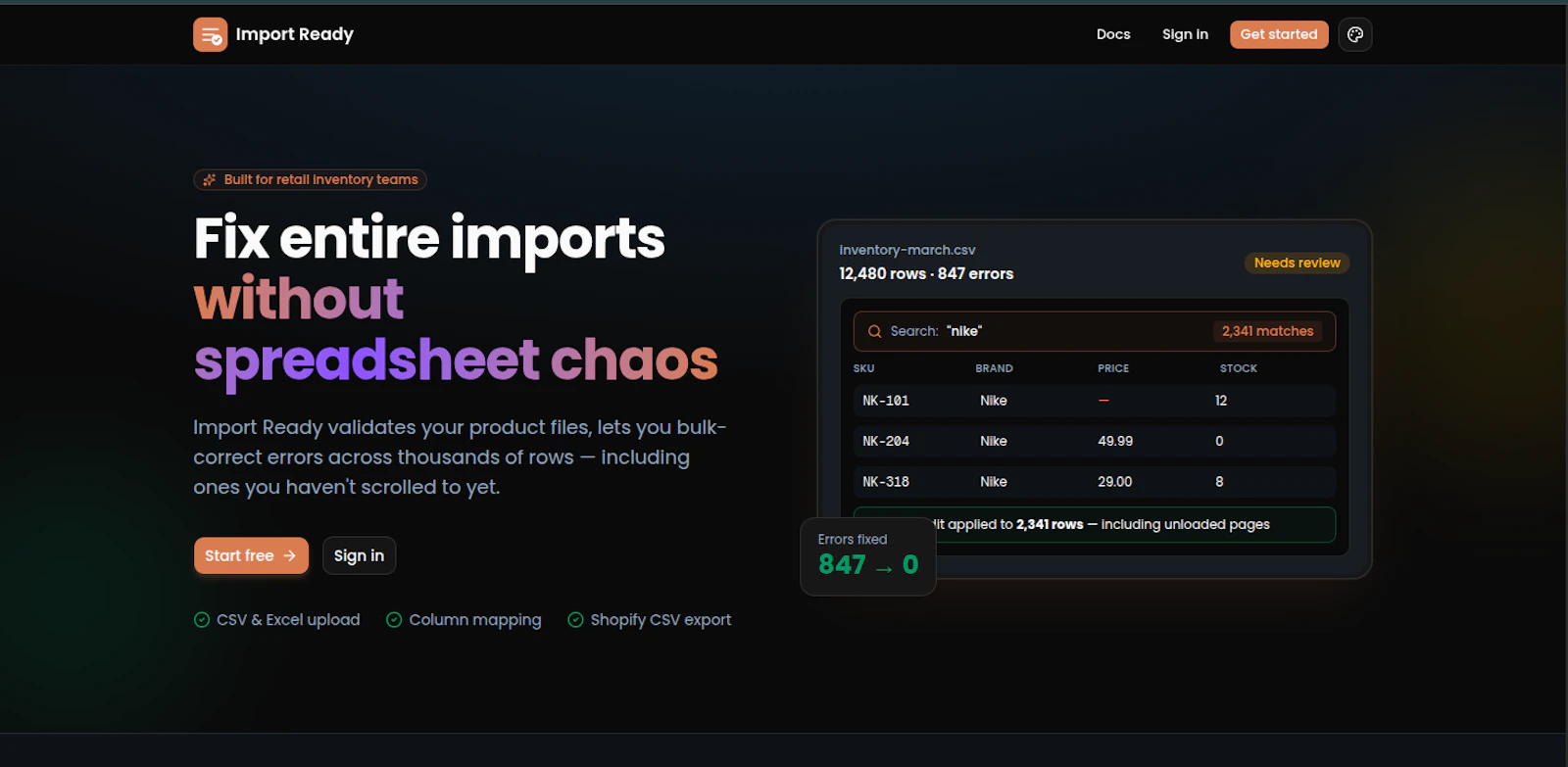 Import Ready screenshot 1
