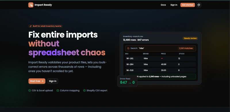 Import Ready screenshot 1