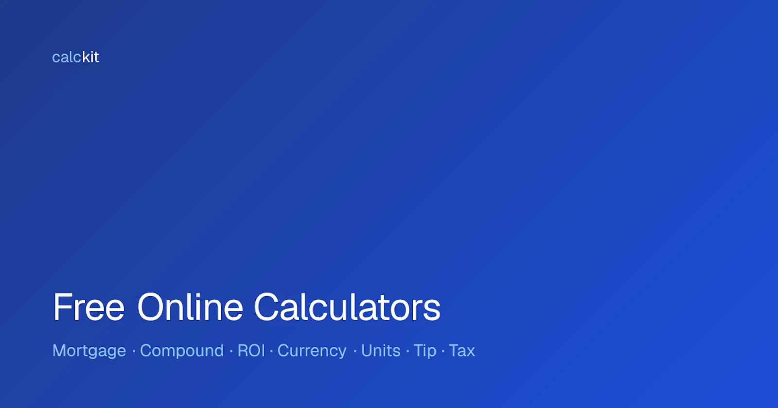 calckit screenshot 1