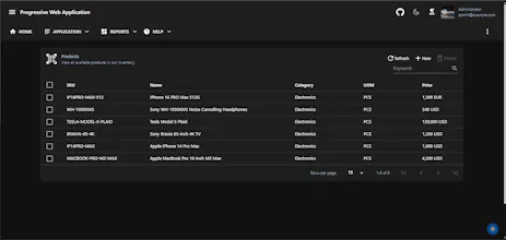 Blazor PWAs Template gallery image
