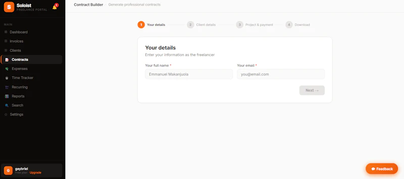 Soloist — Freelance Portal screenshot 4
