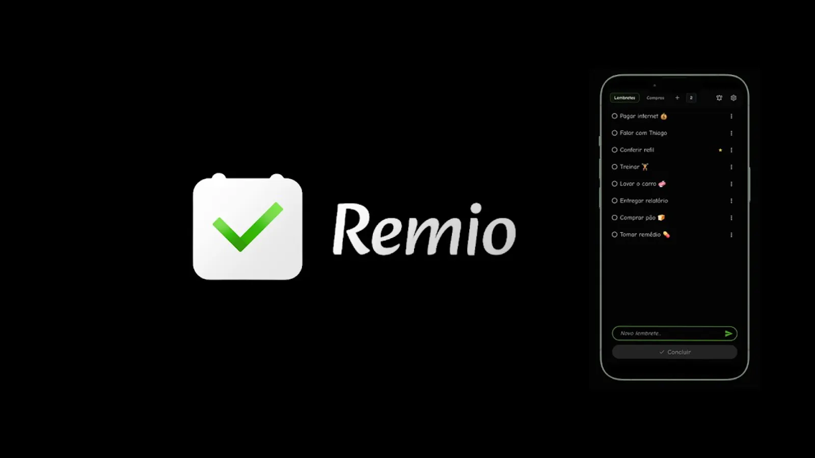 Remio - Tarefas, Lembretes e Notas screenshot 1 (video preview)
