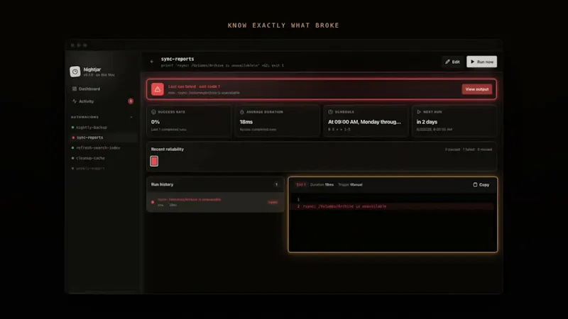 Nightjar screenshot 1 (video preview)