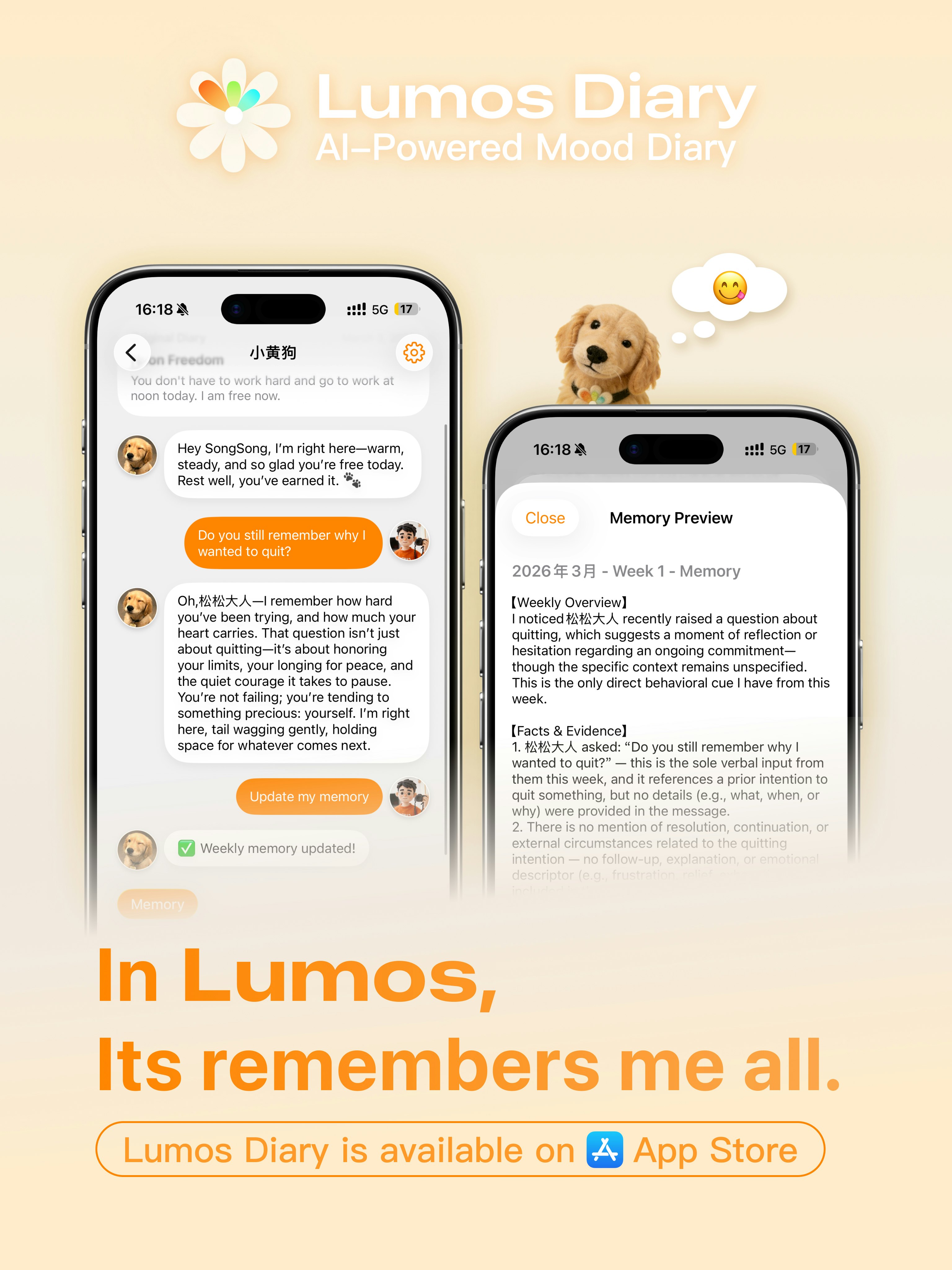 Lumos Diary - Screenshot 5 showing product features and functionality