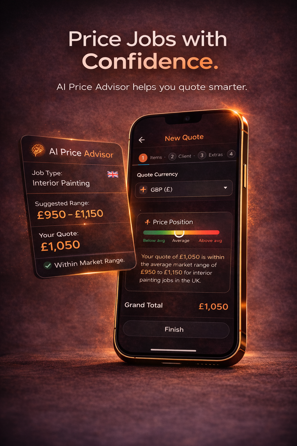 QuoteGuru: Quote Maker App - Screenshot 3 showing product features and functionality