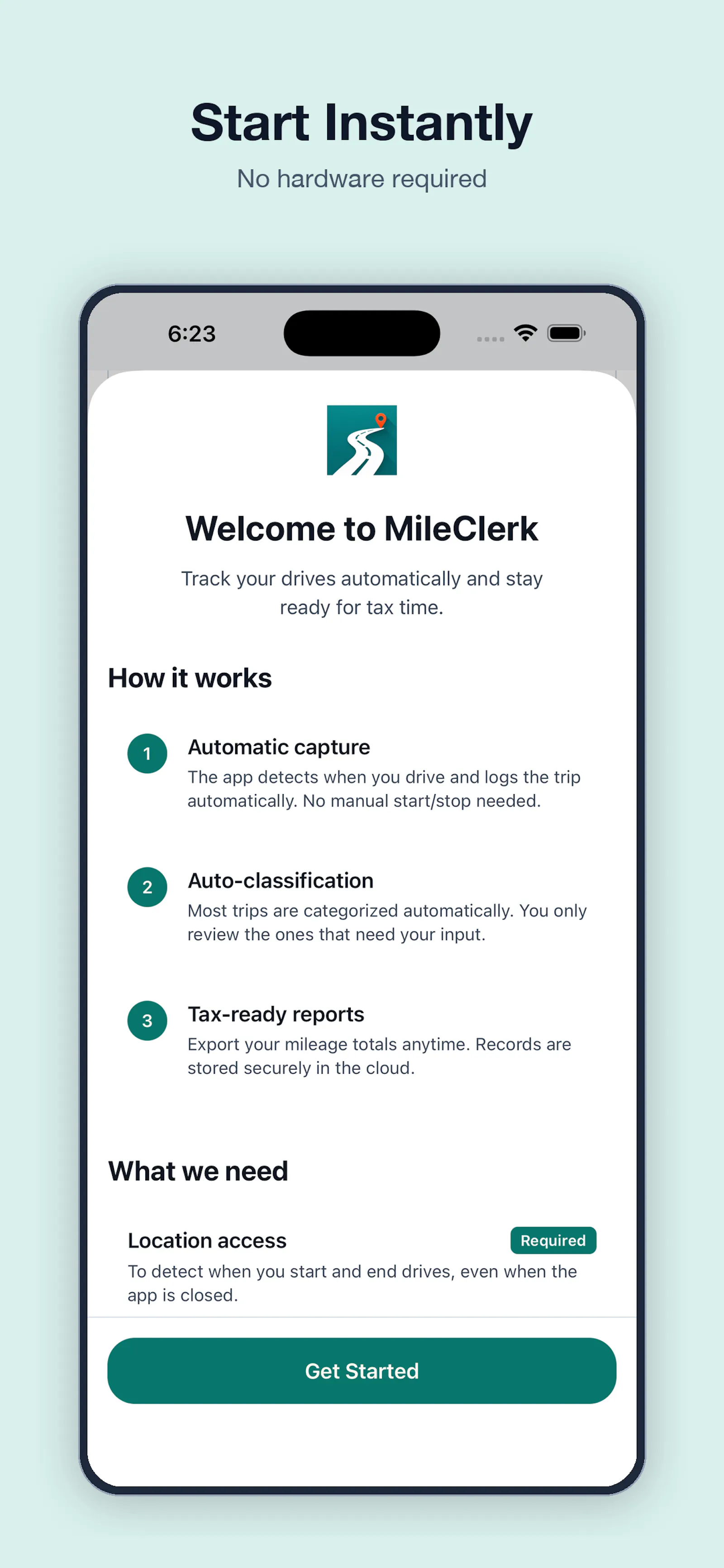 MileClerk: Auto Mile Tracker screenshot 12